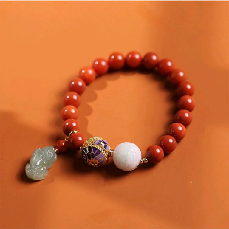 an image of Red Agate Bracelet Jade Pixiu