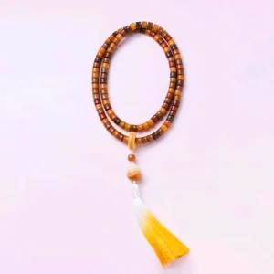 an amage of Natural Bodhi Long Bracelet/Necklace