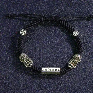 an amage of Prayer wheel rope Bracelet