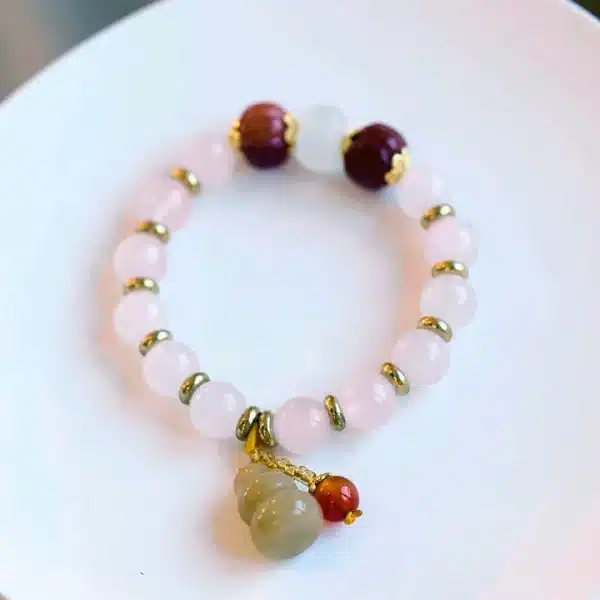 an amage of Strawberry crystal bracelet