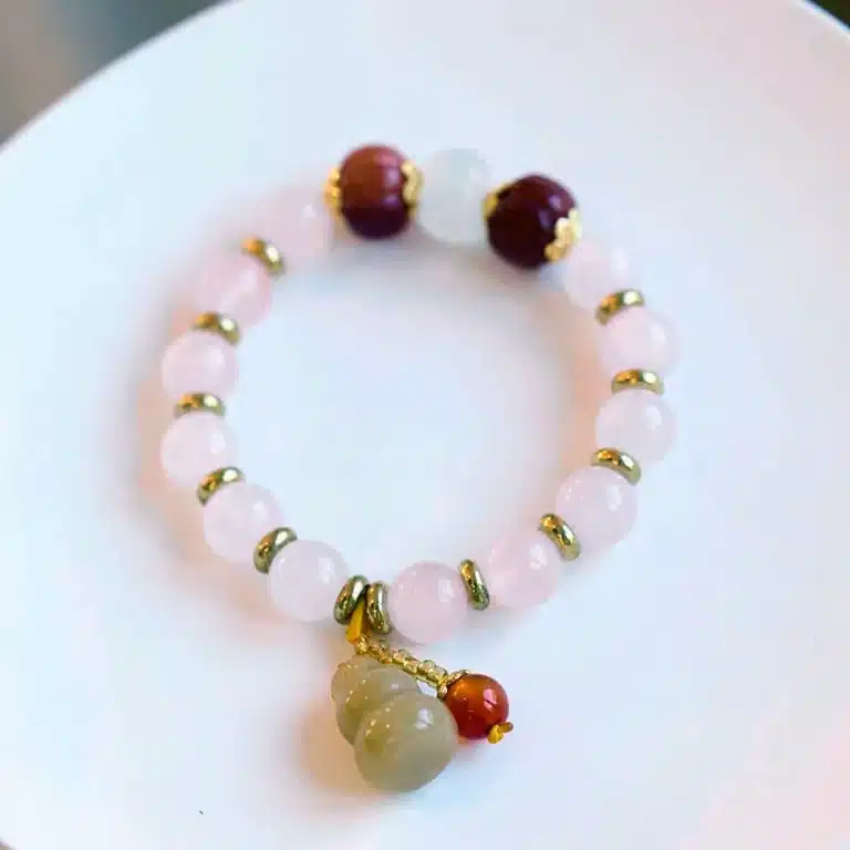 an amage of Strawberry crystal bracelet