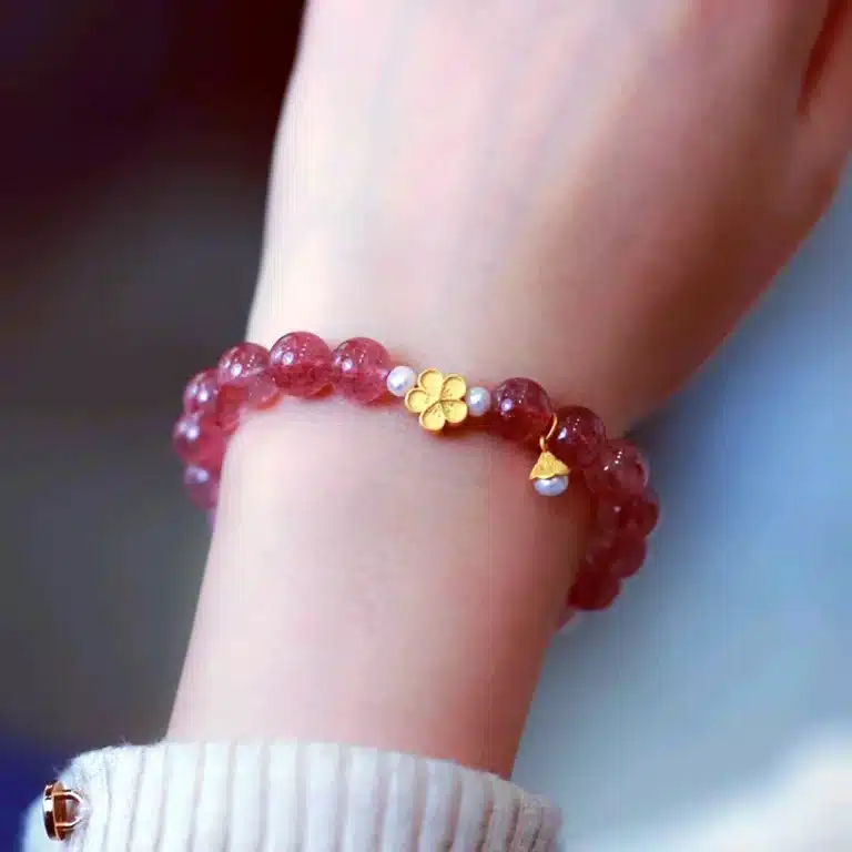 an amage of Strawberry Crystal Bracelet